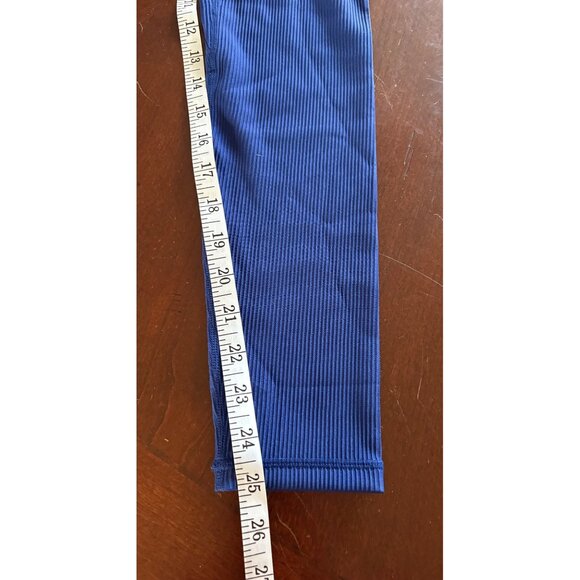 Born Primitive NWT Limitless Leggings Blue Depths Ribbed High Waist Small - Picture 7 of 10